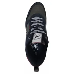 BEVERLY HILLS POLO CLUB Dylan Mix Sneaker 45 - Elegante Velourslederschuhe - Stylische Sneaker in Größe 45 aus hochwertigem Velourleder, mit schnürbarem Verschluss und rundem Schuhspitzen-Design für den modischen Auftritt.