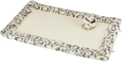 Kratzbaum für Katzen Trixie Leo Creme - Betten: Moderner Kratzbaum aus Polyester und Sisal, ideal für Katzen zum Kratzen und Entspannen – perfekt für stilbewusste Tierbesitzer!