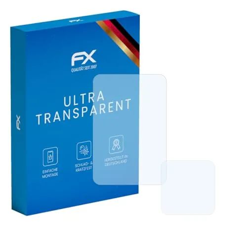 atFoliX Schutzfolie kompatibel mit GoPro Hero 12 Black Folie, ultraklare FX Displayschutzfolie (3er Set)