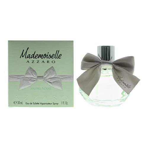 Azzaro Mademoiselle L'Eau Tres Florale EDT 30ml Spray für Frauen - Damenparfüm mit blumigen Noten, ideal für den täglichen Gebrauch und sorgt für einen frischen, femininen Duft.