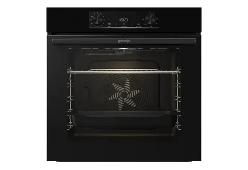 GORENJE Einbaubackofen BO 6735 E02BKOT - Backöfen mit 77 Litern Volumen, 300°C Pizza-Funktion und nachrüstbarem Teleskopauszug für müheloses Backen und Kochen.