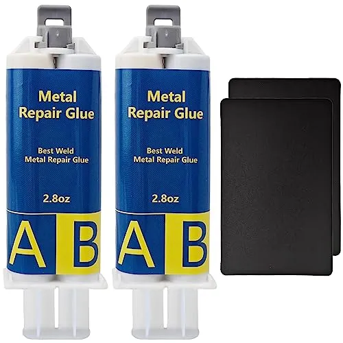 EIGTWEN Metallkleber 160g – Extra starker, hitzebeständiger Flüssigmetallkleber - Kraftkleber für vielseitige Anwendungen: Ideal zum Fügen, Reparieren und Abdichten von Metallen, Keramik und Kunststoffen. Einfache Anwendung mit 1:1 Mischverhältnis für zuverlässige Ergebnisse.