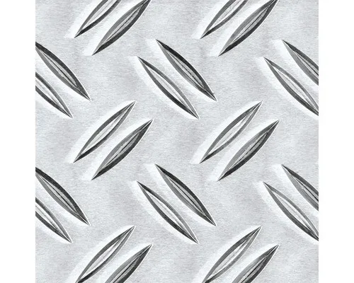 Riffelblech Aluminium 250x500x1,5 mm