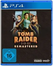Tomb Raider 1-2-3 Remastered - PS4 - PC- & Videospiele: Erlebe die Klassiker von Tomb Raider in verbesserter Grafik mit allen Erweiterungen und Geheimleveln für ein unvergessliches Abenteuer!