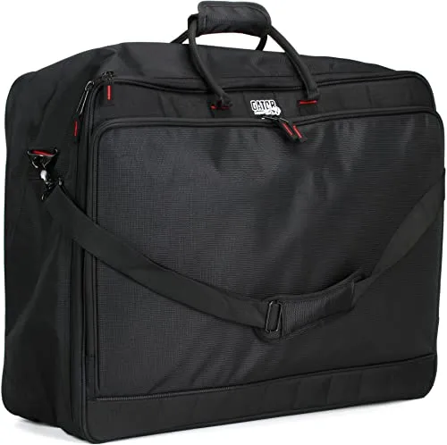 Gator Cases Gepolsterte Nylon-Transporttasche für Mischpult/Geräte mit abnehmbarem Gurt; 25" x 19" x 8" (G-MIXERBAG-2519)
