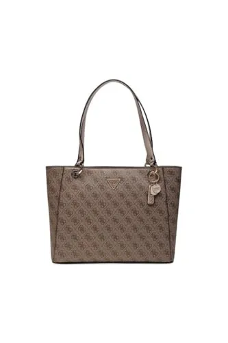 Guess Noelle Noel Shopper - 37 cm in latte logo/brown - Elegante Shopper-Tasche von Guess mit geräumigem Hauptfach und zwei Tragehenkeln für hohen Tragekomfort. Ideal für Alltag und Shopping, vereint Stil und Funktionalität.