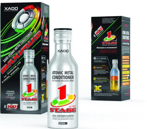 XADO Motoröl Additiv AMC Maximum 1 Stage RF100 - Ölverlust Stop - Motoröl Additiv für Diesel, Benzin und LPG Motoren, verbessert die Schmiereigenschaften und schützt vor Verschleiß für maximale Motorleistung.