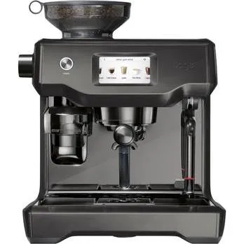Sage the OracleTM Touch Black Noir - Siebträgermaschine mit innovativem 'Bean-to-Cup'-Prinzip, automatischem Mahlen und Tampen sowie perfektem Milchschaum für Barista-Qualität auf Knopfdruck.