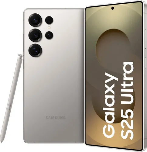 Samsung Galaxy S25 Ultra - 256GB Titanium Gray - Handy & Smartphone mit Dreifach-Kamera, eSIM und 5G-Konnektivität für ultra-schnelle Datenübertragung und beeindruckende Fotos.