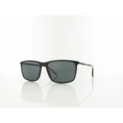 Hugo HG 1374/S Herren-Sonnenbrille - Stilvolles Acetat-Gestell, Schwarz - Die Hugo Herren-Sonnenbrille bietet ein elegantes Design mit robustem Acetat-Rahmen. Ideal für mittlere Kopfgrößen, sorgt sie für hohen Tragekomfort und zuverlässigen UV-Schutz. Perfekt für sonnige Tage!