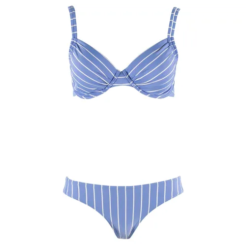 VIVANCE Damen Bikini Set 30798012 Bügel-Band Blau Weiß gestreift / 40 E /