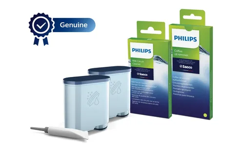 Philips Home CA6707/10 AquaClean Wasserfilter Set - Wasserfilter für optimale Kaffeequalität, speziell für Philips und Saeco Maschinen. Mit diesem Wartungskit bleibt Ihr Kaffeevollautomat immer sauber und funktionstüchtig.