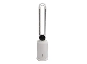 LED Turmventilator ohne Rotor – Leise, 3 Stufen & Fernbedienung - Ventilatoren – 4in1 Design-Luftkühler mit 70° Schwenkfunktion und 12 Geschwindigkeitsstufen, ideal für jeden Raum, sorgt für angenehme Frische ohne störenden Rotor.