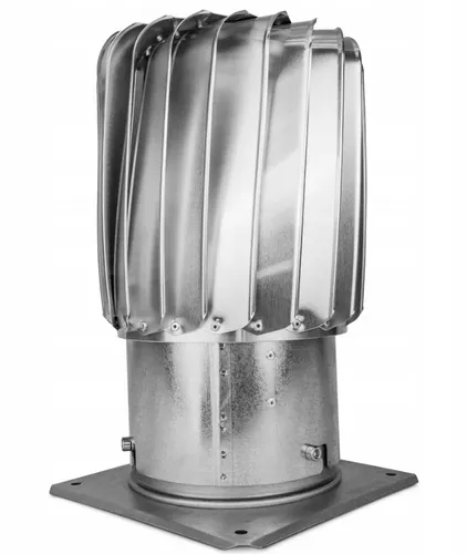Drehbare Schornsteinhaube Ø150 - Kaminaufsatz aus verzinktem Stahl - Zubehör für Kamin und Schornstein, sorgt für optimale Luftzirkulation und verhindert Regenwasser, leicht und modern im Design.