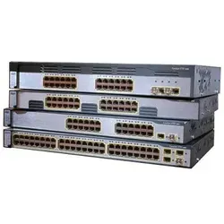 Cisco Systems Catalyst 3750-24TS EMI Switch Fast 24 x RJ45 10/100 + 2 x MiniGBIC 19