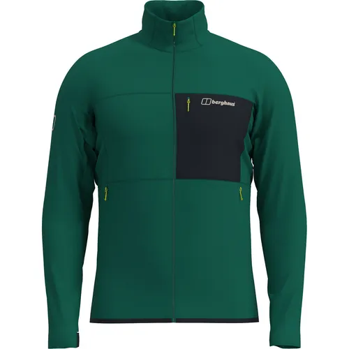 Berghaus Ridge-Hiker Jacket Fleecejacke Gr M grün - Fleecejacke für Abenteuer in der Natur. Farbe: Grün, Größe: M. Stretchmaterial mit Polartec für optimalen Komfort und Bewegungsfreiheit beim Wandern. Jetzt entdecken!