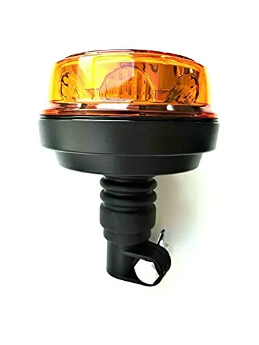 MelTruck® LED Warnleuchte Rundumleuchte mit 4 Blitzmuster 12V 24V ECE R65 R10 E9 für LKW PKW Traktor