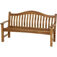 Siena Garden Dublin 3-Sitzer Bank - Hochwertige Sitzbank aus FSC-zertifizierter Akazie, ideal für Innen- und Außenbereiche, mit einer Breite von 161 cm für gemütliches Sitzen.