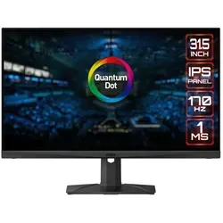 MSI MAG321QR QD 31.5" Gaming Monitor - Gaming Monitor mit 2560 x 1440 Pixel Wide Quad HD, 1 ms Reaktionszeit und 170 Hz Bildwiederholrate für ruckelfreies Spielen. Integrierter USB-Hub und Höhenverstellung bieten zusätzlichen Komfort.
