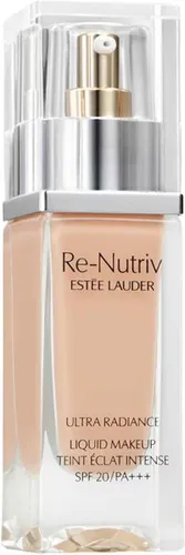 Estée Lauder Ultra Radiance Liquid Foundation Ivory Beige - Make-up mit LSF 20, spendet Feuchtigkeit dank Hyaluronsäure und Jojobaöl, ideal für einen strahlenden Teint und perfekte Deckkraft.
