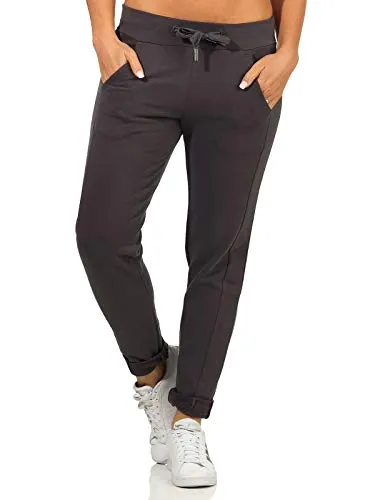 Elbsand Brinja Damen 7/8 Hose, Sweathose, gerade Schnittform