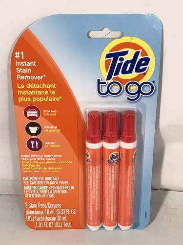Tide To Go #1 Instant Fleck Entferner 3 Packung 10mL Tragbar Boden Stift Procter