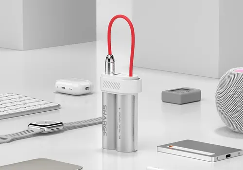 SHARGE- P2-G- Pouch mini Power Bank- Grey