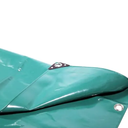 Abdeckplane 650g/m² PVC Plane 5 x 5 m grün – strapazierfähige Schutzplane für Gartenmöbel und Fahrzeuge - Robuste PVC-Plane für den Außenbereich. 100% wasserdicht, UV-stabil und reißfest – ideal zum Schutz Ihrer Besitztümer vor Witterungseinflüssen. Perfekt für vielseitige Anwendungen im Freien.
