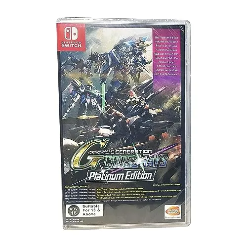 Bandai Namco Entertainment SD Gundam G Cross Rays Platin (Import) - Spiele für Nintendo Switch, erlebe spannende Kämpfe und strategische Herausforderungen im Gundam-Universum!
