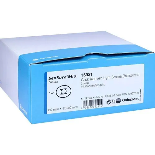 Sensura Mio Click Basisplatte konvex light RR60 15 - 40 Inhalt: 5 St