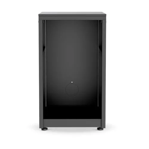 cozze® Kühlschrankmodul für Outdoor Küche – Kompakter Unterschrank mit 15 mm HPL-Arbeitsplatte – Wetterfester Stahlrahmen – ohne Kühlschrank – 90x49,5x60 cm