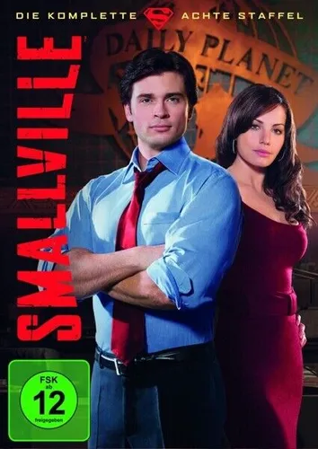 SMALLVILLE: STAFFEL 8 - TOM WELLING,ALLISON MACK,ERICA DURANCE 6 DVD NEU