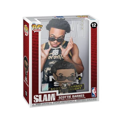 NBA - Slam Scottie Barnes 12 - Funko Pop! Magazine Covers - Action- & Spielfiguren, detailreiche Scottie Barnes Figur aus Vinyl, perfekt für Sammler und Basketballfans.
