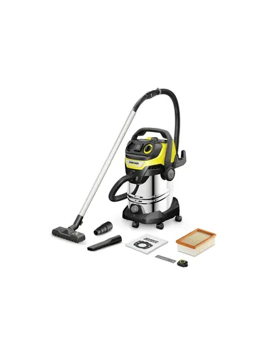 Kärcher WD 7 Control P S 30/6/35/T - Leistungsstarker Nass-/Trockensauger mit Fernbedienung - Kraftvoller Nass-/Trockensauger mit 1400 W für effiziente Reinigung. Integrierte Steckdose und Bluetooth-Fernbedienung für höchsten Komfort. Ideal für vielseitige Anwendungen.