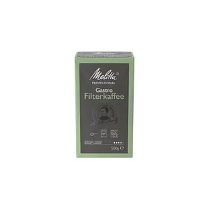 Melitta Gastro würzig Kaffee, gemahlen, Robustabohnen kräftig, 500 g