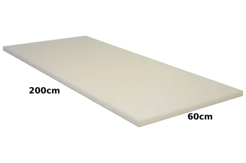 Hochwertige Schaumstoffplatte 60x200x10cm RG 25/44 - Vielseitige Schaumstoffplatte mit hoher Dichte für optimalen Sitz- und Liegekomfort. Ideal für Polstermöbel, Matratzen und kreative Bastelprojekte. Frisch zugeschnitten und vakuumiert.