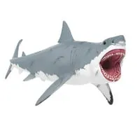 schleich DINOSAURS Megalodon 15055 | Detailgetreuer Urzeithai - Tierfiguren für Kinder, detailgetreue und lebendig wirkende Figur des Megalodon, ideal als Geschenk für kleine Entdecker ab 3 Jahren.