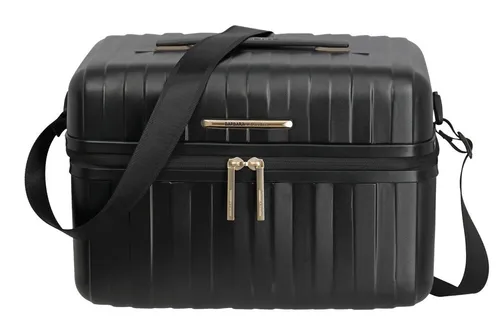 travelite Beautycase BARBARA - Reisetasche mit flexiblem Ordnungssystem, wasserabweisend und aus recyceltem Polyester, ideal für eine organisierte Kosmetikaufbewahrung auf Reisen.