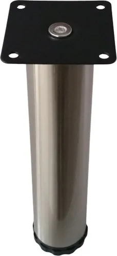 Möbelfuß 200 mm höhenverstellbar +25 mm Möbelbein Ø 42 mm max 50 kg