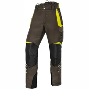 Kübler Forest Schnittschutzhose PSA 3|Rot oder Oliv mit Warngelb|Größe M-82|Oliv-Warngelb