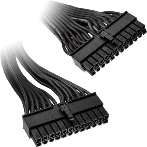 Silverstone 24 Pin ATX Kabel 350mm - schwarz - Netzteile: Hochwertiges 24 Pin ATX Kabel mit 350mm Länge, ideal für eine saubere und effiziente Kabelverlegung im PC-Gehäuse.