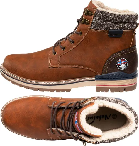Nebulus ROVER P5708 Herren Winterstiefel 46 hellbraun - Robuste Winterstiefel in Größe 46, hellbraun, aus hochwertigem Material für optimalen Tragekomfort und Wärme im Winter.
