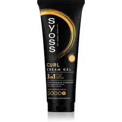 Syoss Curl Cream Gel 250 ml – Stylingcreme für definierte Wellen - Syoss Curl Cream Gel, 250 ml, für Damen, perfektes Stylingprodukt zur Definition von Wellen und Locken. Es sorgt für langanhaltenden Halt und betont Ihre Frisur ohne Frizz. Einfach anzuwenden und vegan!