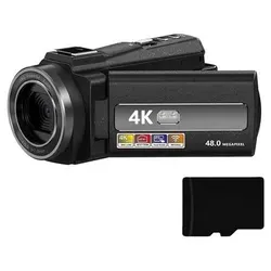 INF Camcorder 4K Videokamera mit 16x Zoom und IR-Nachtsicht - Erleben Sie Ultra-HD-Videos mit 4K-Auflösung und 48 MP. Die Videokamera bietet einen drehbaren Bildschirm, IR-Nachtsicht und 16-fachen Zoom für beeindruckende Aufnahmen bei Tag und Nacht.