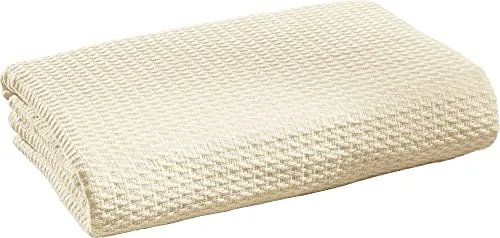 Erwin Müller Sommerdecke 220x240 cm - Leichte Baumwoll-Decke mit Hahnentritt-Muster - Luftig-leichte Decke aus 100% Baumwolle, perfekt für warme Nächte. Das attraktive Hahnentritt-Muster sorgt für einen stilvollen Akzent. Waschbar bis 40° und trocknergeeignet.
