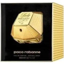 Paco Rabanne Lady Million Eau de Parfum 80 ml für Damen - Eau de Parfum mit blumig-orientalischem Duft, ideal für selbstbewusste Frauen, die Luxus und Eleganz ausstrahlen möchten.