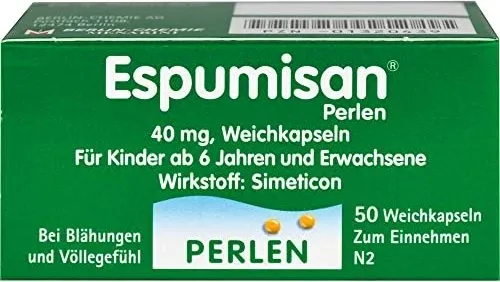 Espumisan Perlen 40 mg Weichkapseln Inhalt: 50 St
