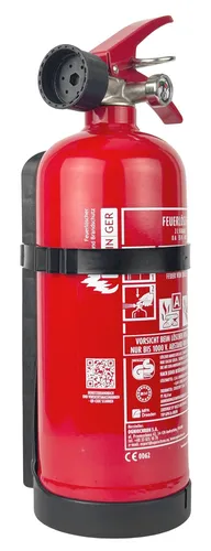 Feuerlöscher GPN-2X-ABF - 2l Schaum gegen Öl- und Fettbrände - Ideal für den Heimbedarf, dieser frostsichere 2l Schaum-Feuerlöscher bietet effektiven Schutz bei Öl- und Fettbränden. Kompakt und zuverlässig für den Einsatz in der Küche.