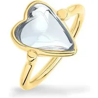 Liebeskind Berlin Damen Ring LJ-1708-R-52 aus Edelstahl in IP Gold - Ringe für Damen, eleganter Edelstahlring in IP Gold, zeitloses Design, ideal zum Kombinieren und als Geschenk für besondere Anlässe.
