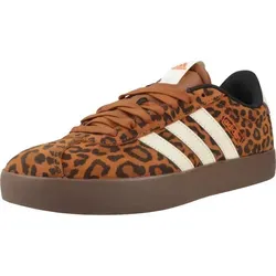 Adidas Damen VL Court 3.0 Schuhe - Dusky Bronze/Cream White/GUM5, 36 2/3 EU - Bequeme Sneakers mit regulärer Passform, ideal für den Alltag. Obermaterial aus Leder und Textil sorgt für Langlebigkeit und Stil.